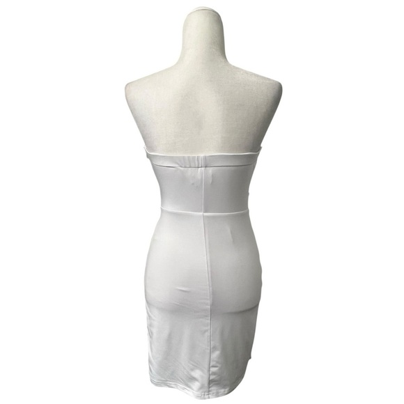 Revolve Superdown Strapless Cutout Dress in White - Picture 6 of 16